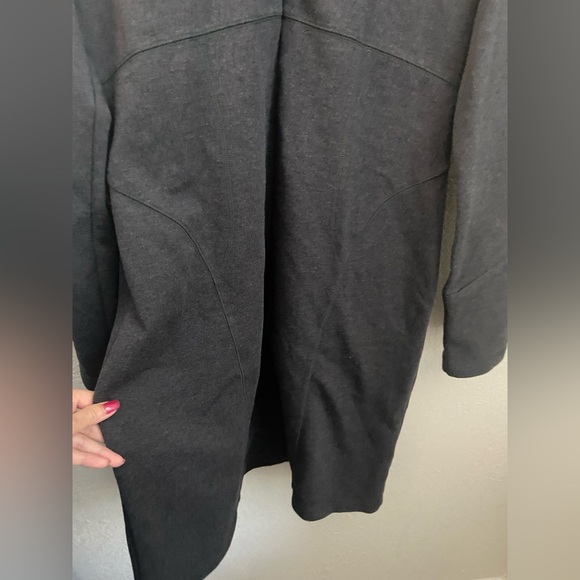 NWOT Athleta Dark Gray Cassidy Long Sleeve Dress Size L. - Picture 4 of 16